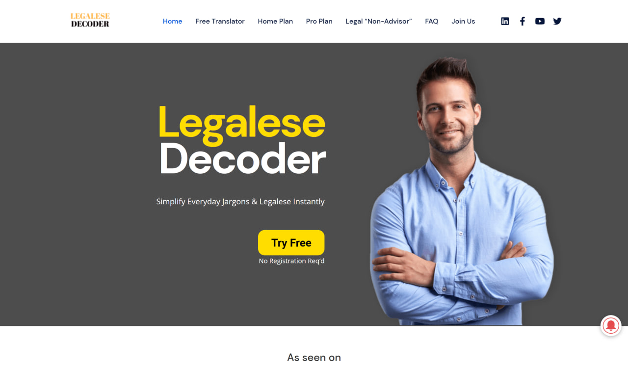 Legalese Decoder - aiworldlist.com